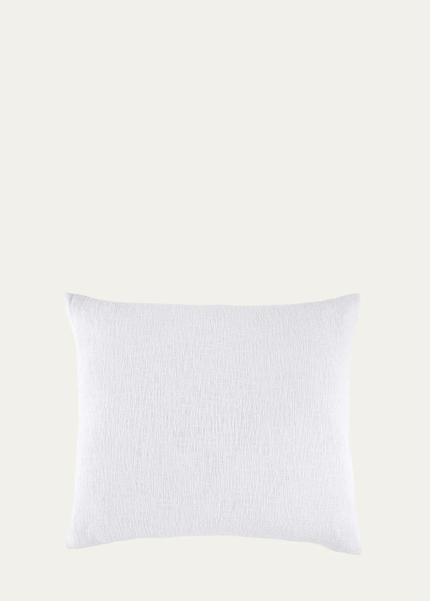 John RobshawWoven White King Euro With Insert