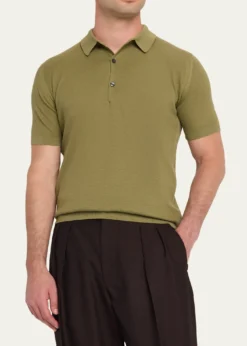 John SmedleyMen's Roth Cotton Polo Shirt