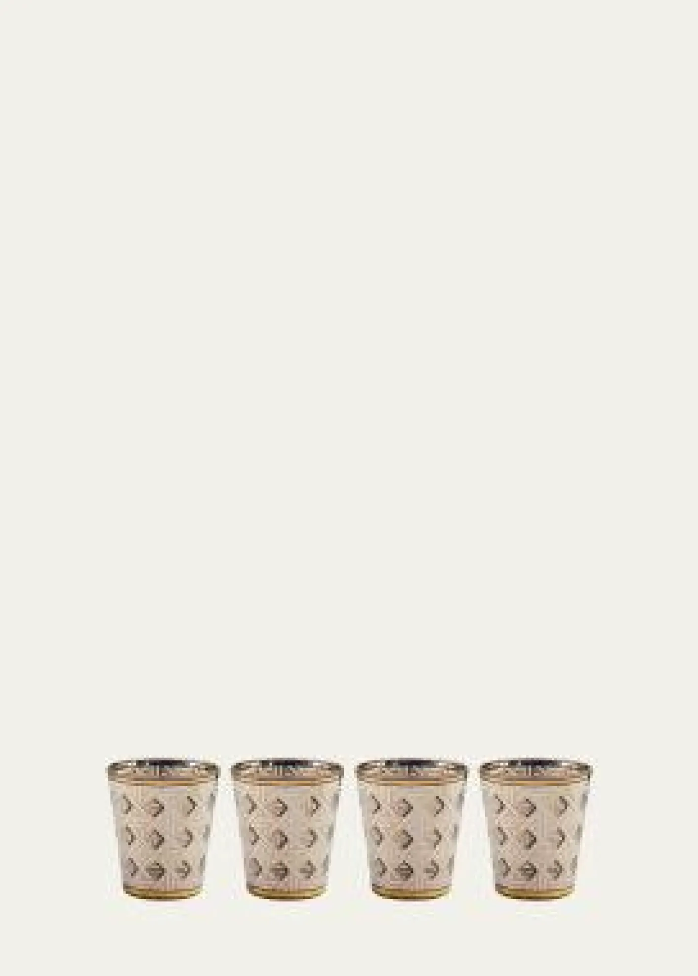 Jonathan AdlerBasketweave Glassware, Set Of 4