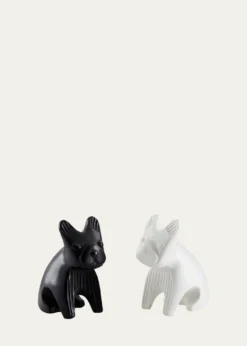Jonathan AdlerFrench Bulldog Salt & Pepper Shakers in Black & White