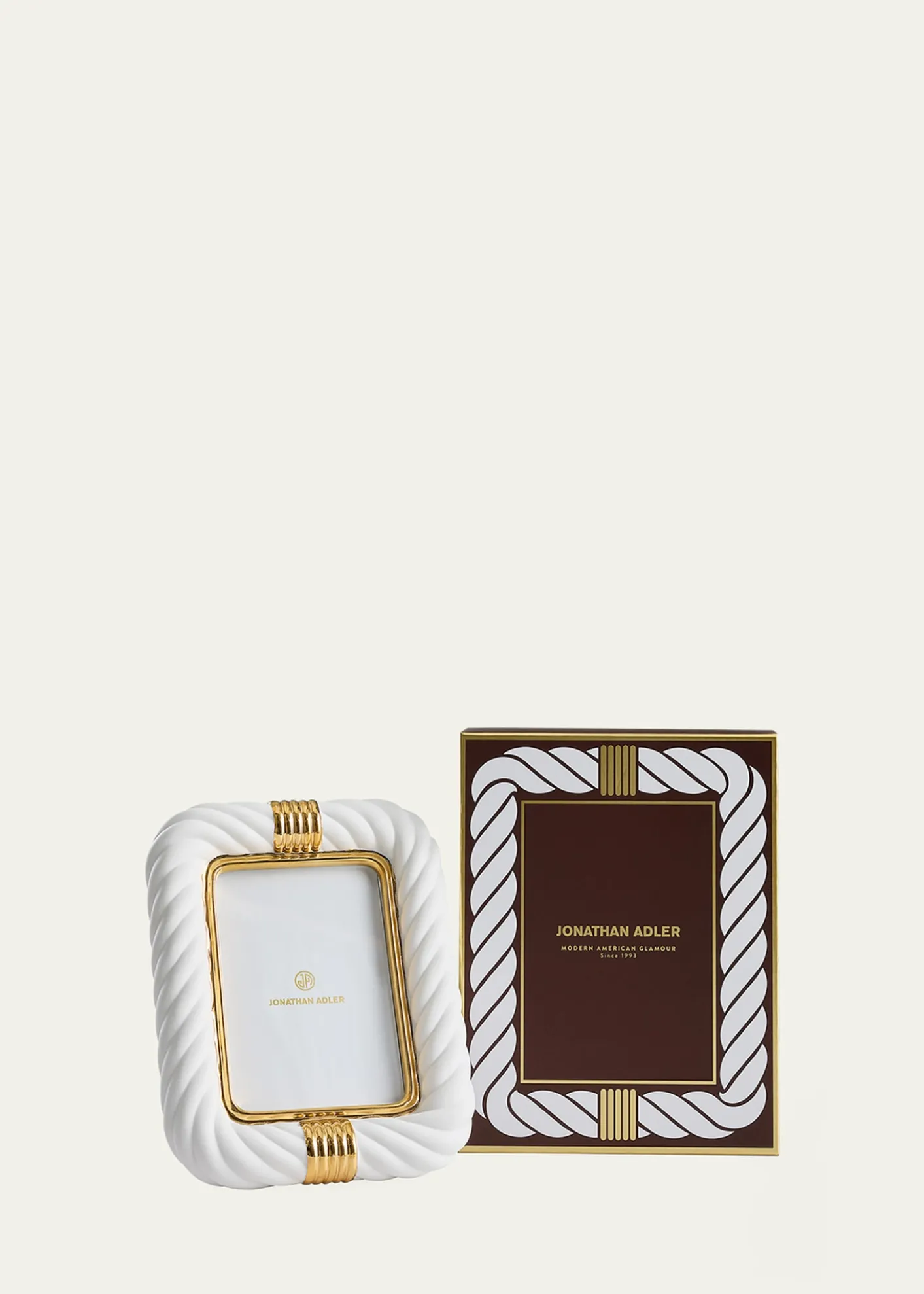 Jonathan AdlerGeneva Photo Frame, 5" x 7"
