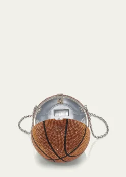 Judith Leiber CoutureBasketball Crystal Sphere Clutch Bag