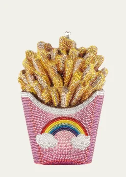 Judith Leiber CoutureFrench Fries Rainbow Clutch Bag