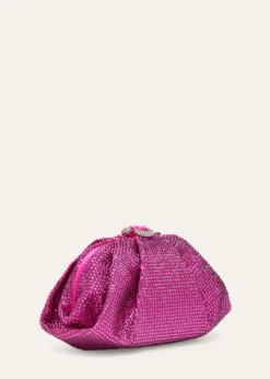 Judith Leiber CoutureGemma Pleated Crystal Clutch Bag