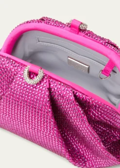 Judith Leiber CoutureGemma Pleated Crystal Clutch Bag