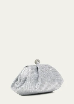 Judith Leiber CoutureGemma Pleated Crystal Clutch Bag