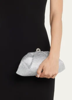 Judith Leiber CoutureGemma Pleated Crystal Clutch Bag