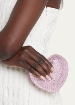Judith Leiber CoutureL'Amour Petit Coeur Crystal Minaudiere