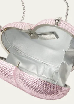 Judith Leiber CoutureL'Amour Petit Coeur Crystal Minaudiere