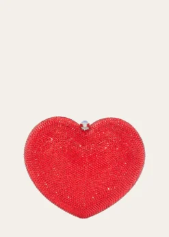 Judith Leiber CoutureL'Amour Petit Coeur Crystal Minaudiere