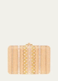 Judith Leiber CoutureLattice Crystal Slim Clutch Bag