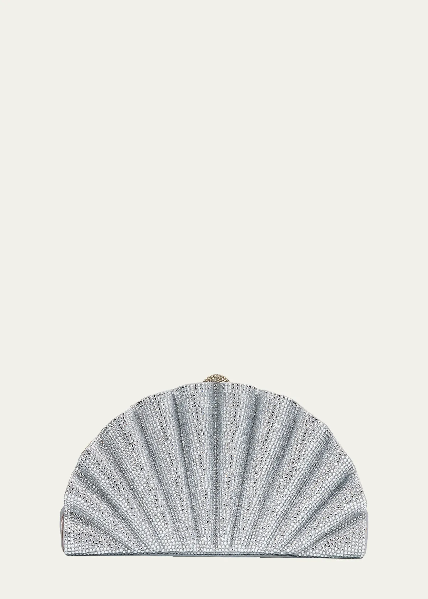 Judith Leiber CoutureOrigami Crystal Fan Clutch Bag