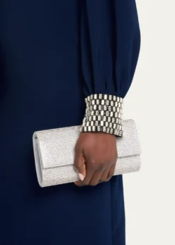 Judith Leiber CouturePerry Beaded Crystal Clutch Bag