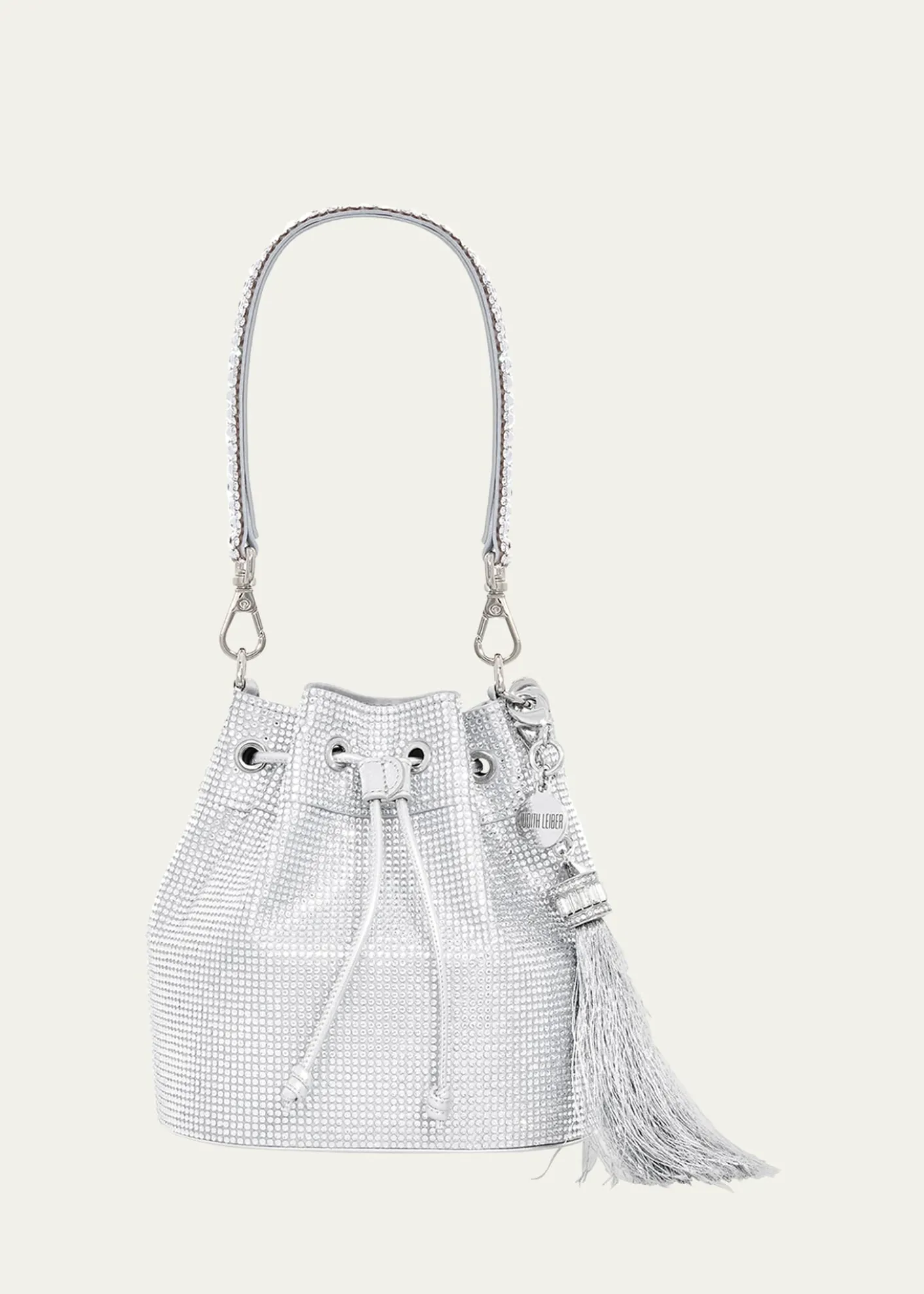 Judith Leiber CouturePiper Medium Crystal Bucket Bag