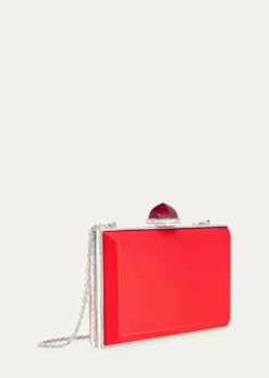 Judith Leiber CoutureSkylar Crystal-Edge Satin Clutch Bag