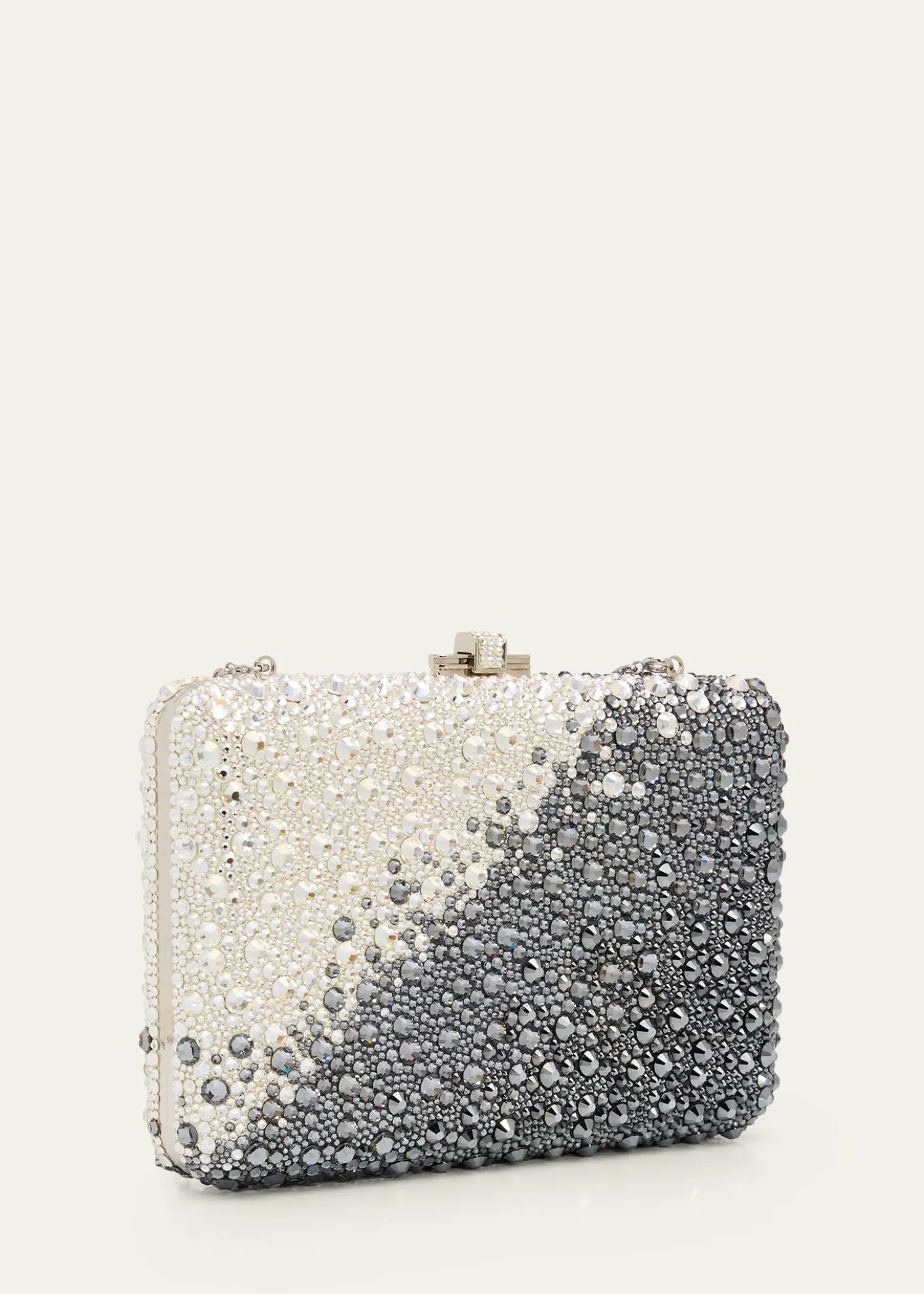 Judith Leiber CoutureSlim Slide Ombre Crystal Clutch Bag
