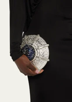 Judith Leiber CoutureUFO Orbiter Clutch Bag With Removable Wristlet Strap