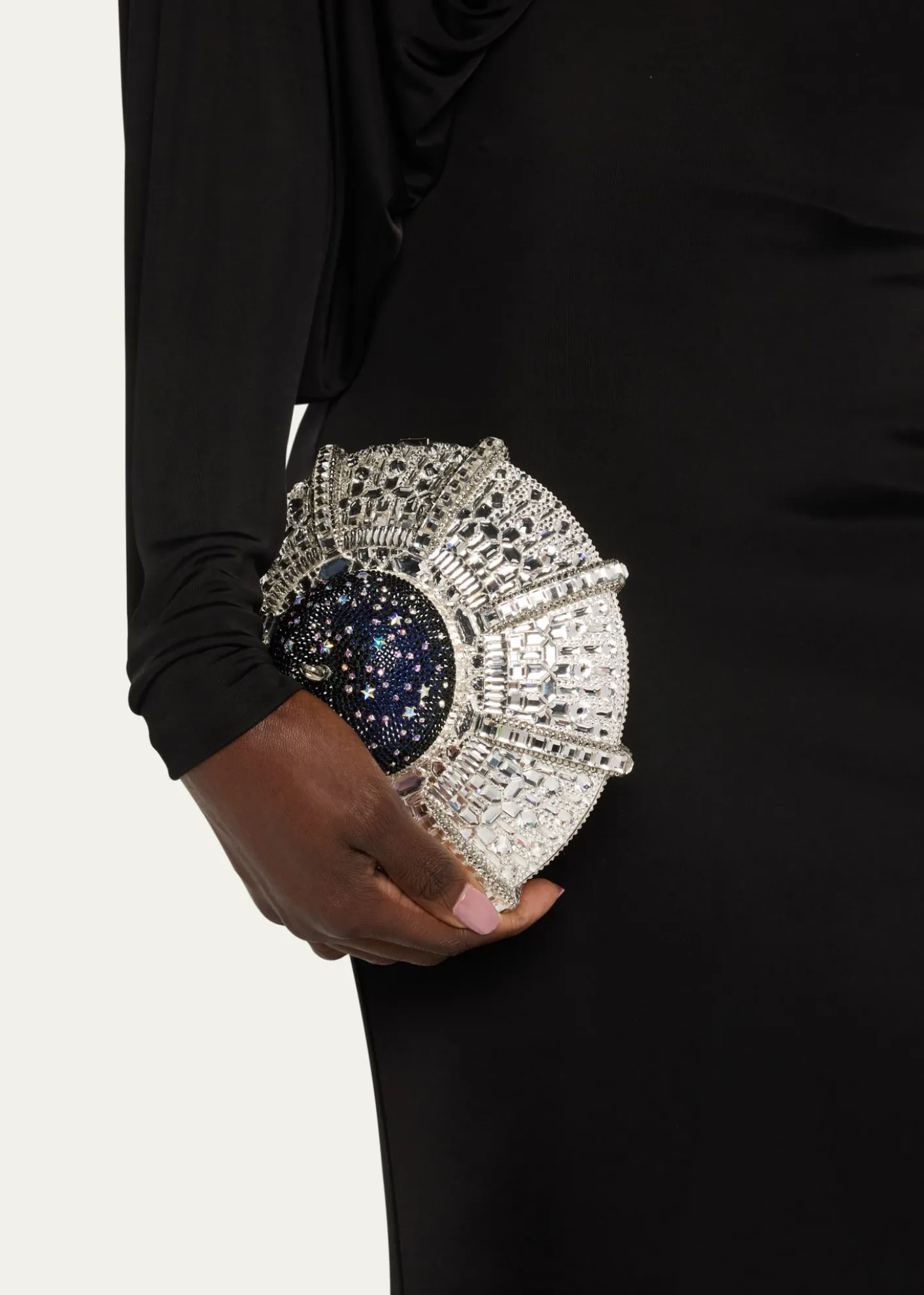 Judith Leiber CoutureUFO Orbiter Clutch Bag With Removable Wristlet Strap