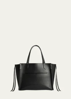 JW AndersonLoafer Cabas Stitched Smooth Leather Tote Bag