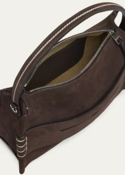 JW AndersonLoafer Suede Crossbody Bag