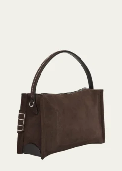 JW AndersonLoafer Suede Crossbody Bag