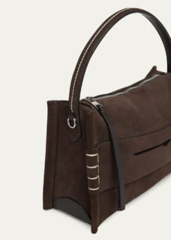 JW AndersonLoafer Suede Crossbody Bag