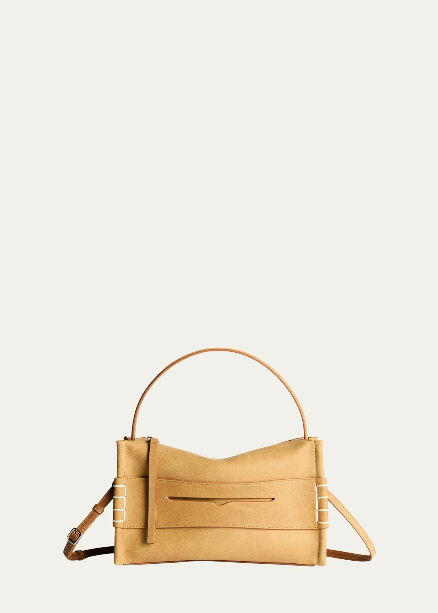 JW AndersonLoafer Suede Penny Keeper Crossbody Bag