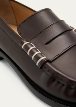 JW AndersonMen's Leather Moccasin-Toe Penny Loafers