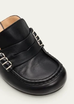 JW Anderson70mm Leather Loafer Mules