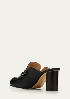 JW Anderson70mm Leather Loafer Mules