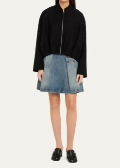 JW Anderson70mm Leather Loafer Mules