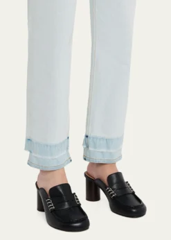 JW Anderson70mm Suede Loafer Mules