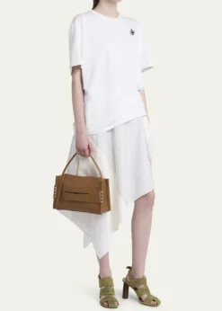 JW AndersonPenny Loafer Leather Top-Handle Bag
