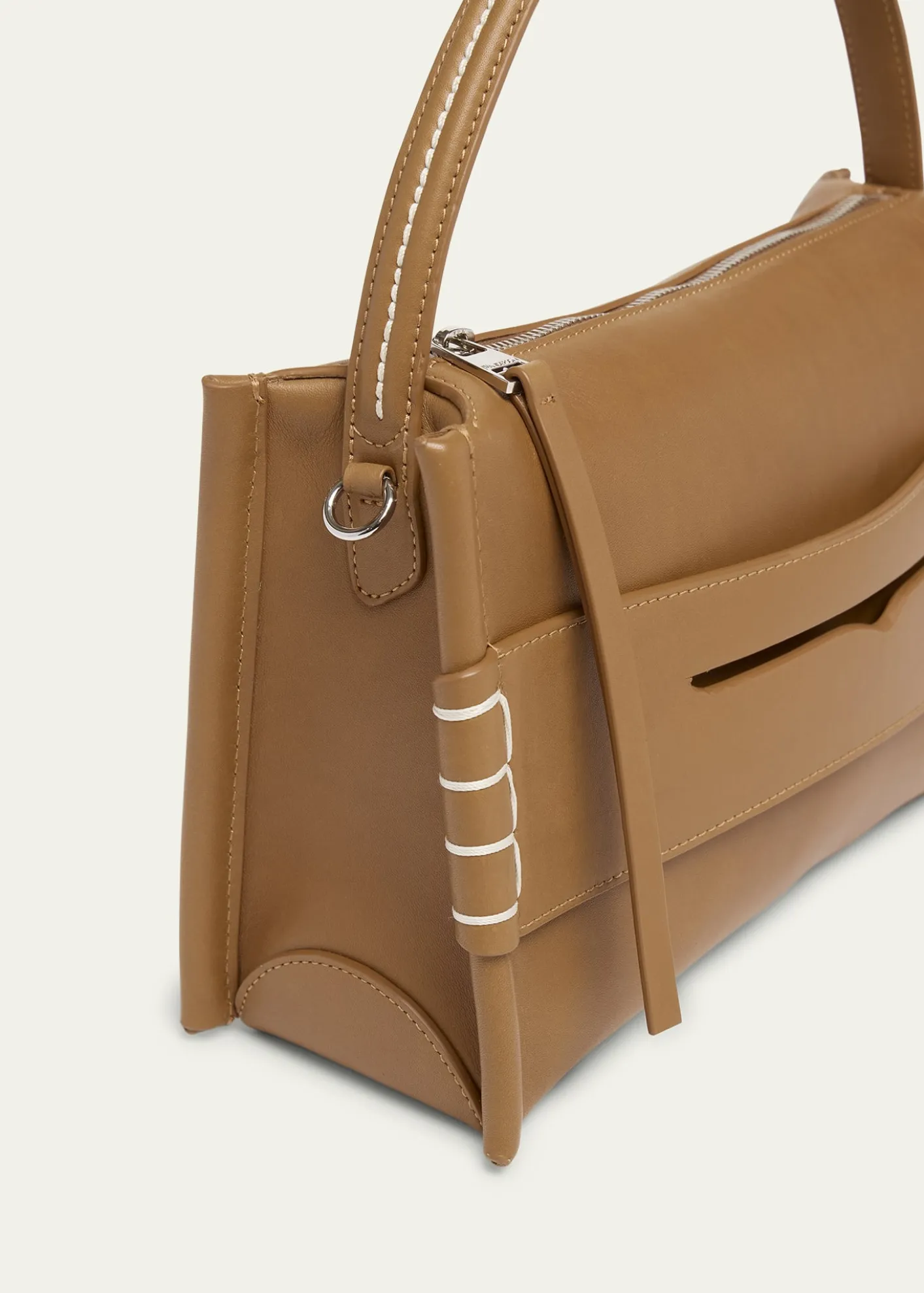 JW AndersonPenny Loafer Leather Top-Handle Bag