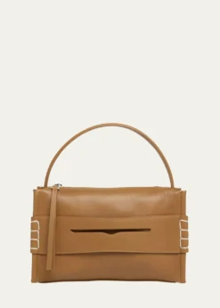 JW AndersonPenny Loafer Leather Top-Handle Bag