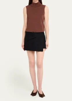 JW AndersonSuede Ruffle Ballerina Flats