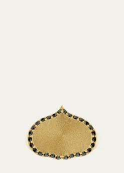 KAMALEye Adore Black Diamond Signet Ring