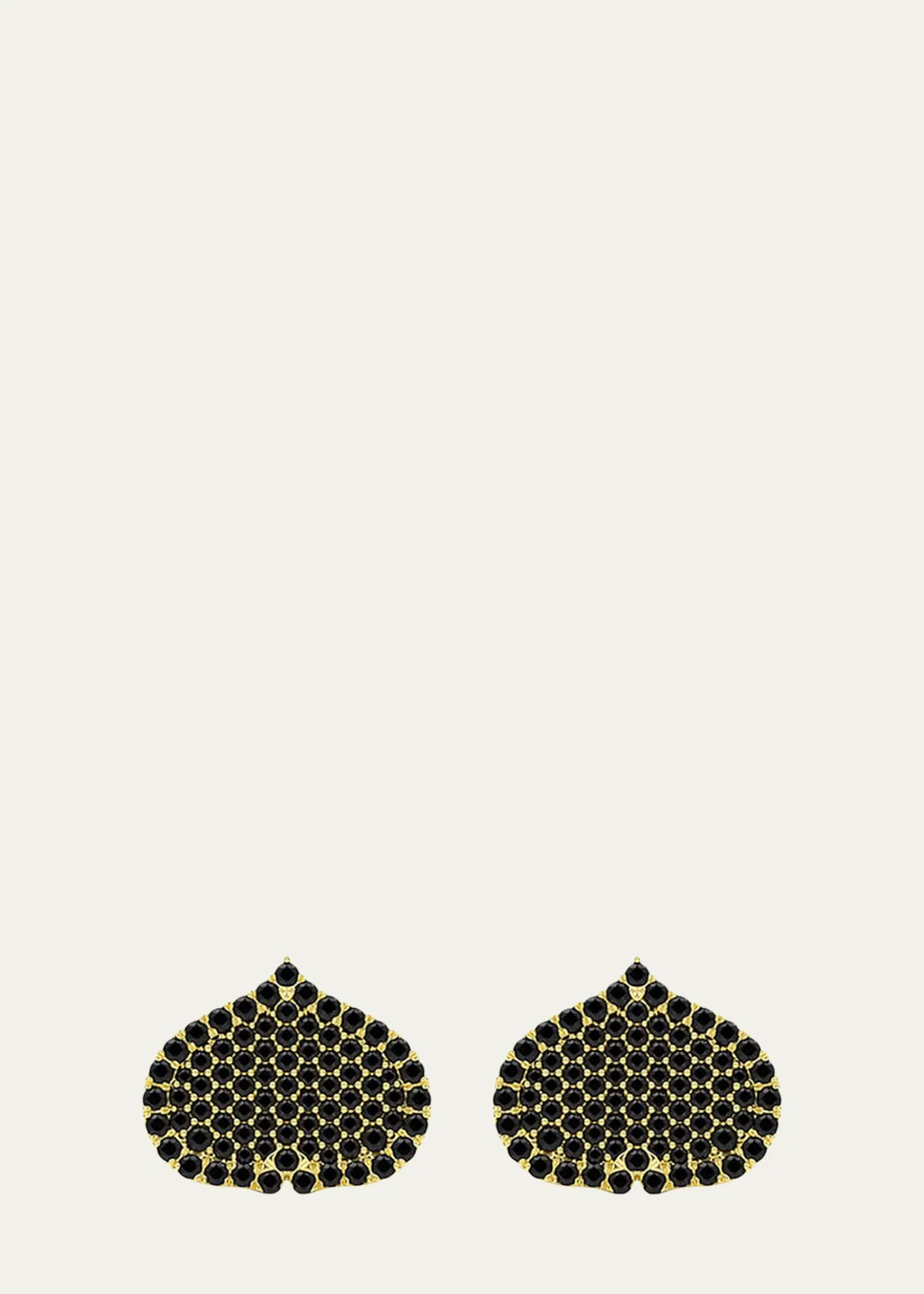 KAMALEye Adore Black Diamond Stud Earrings