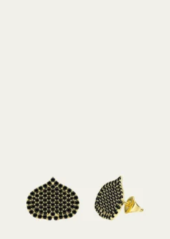 KAMALEye Adore Black Diamond Stud Earrings