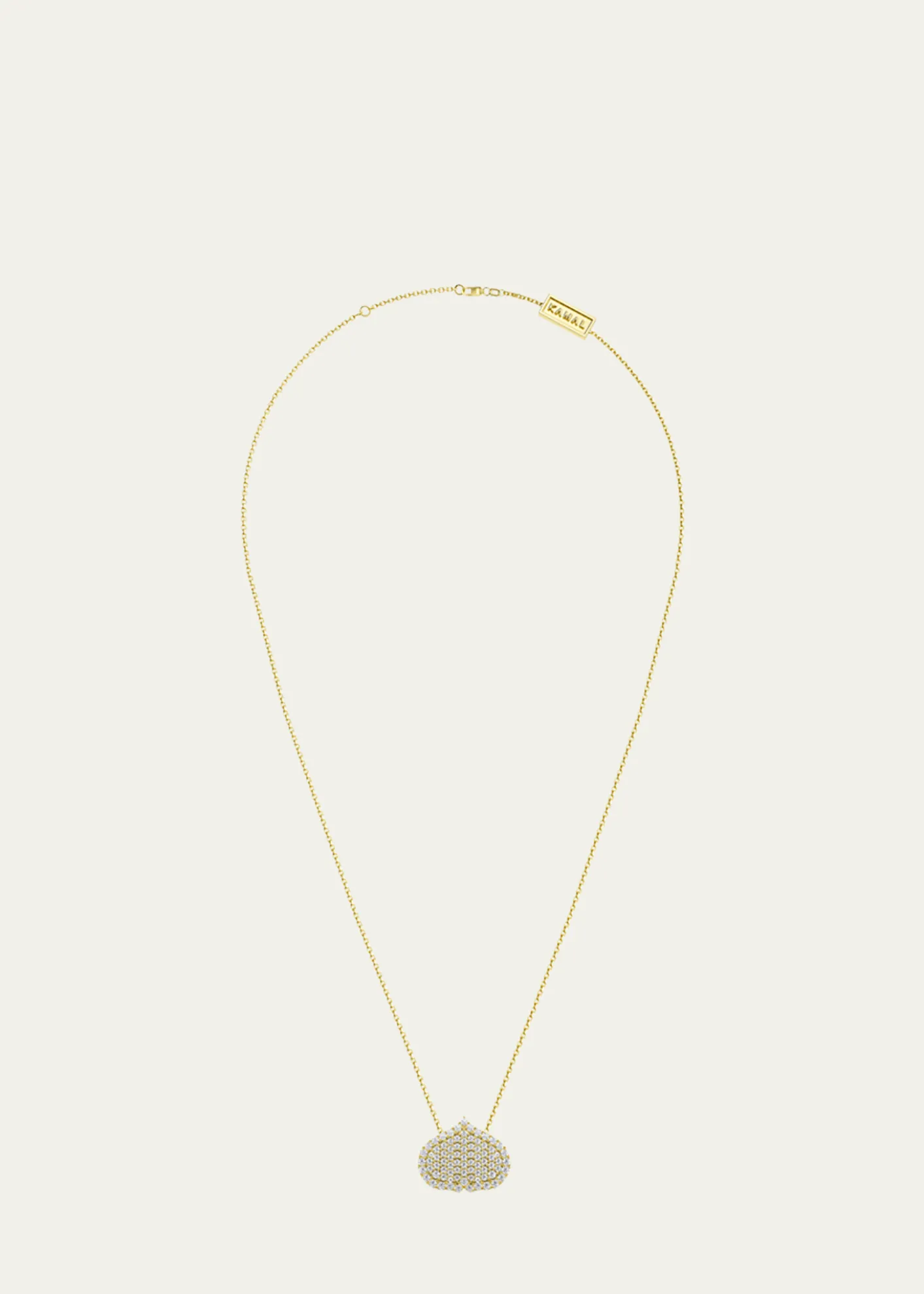 KAMALEye Adore Diamond Pave Pendant Necklace, 15mm