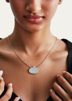 KAMALEye Adore Diamond Pave Pendant Necklace, 25mm