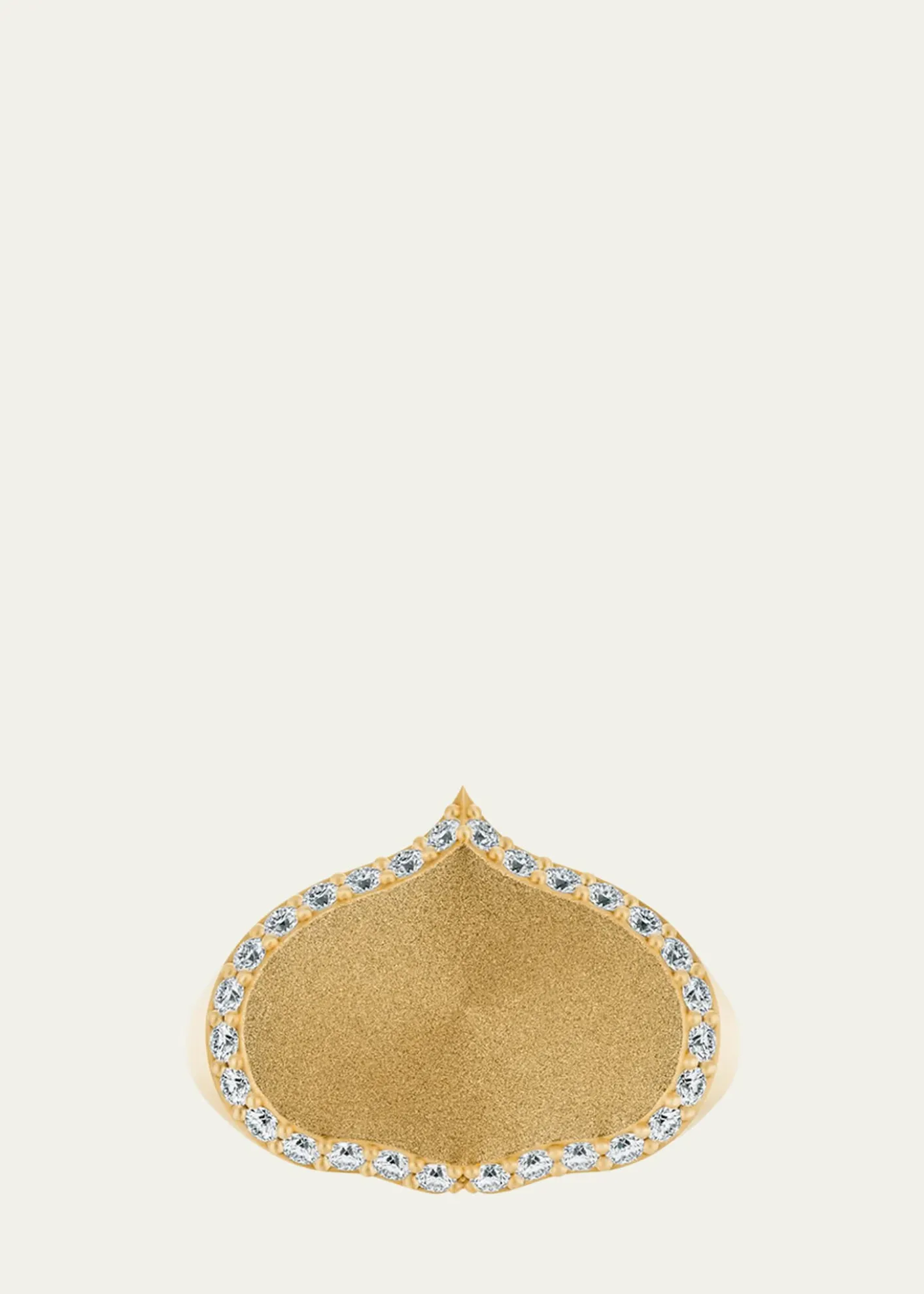 KAMALEye Adore Diamond Signet Ring