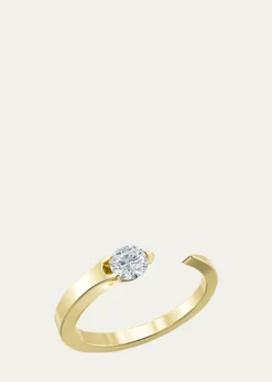 KAMALLotus Bloom Trio Rings, Set of 3