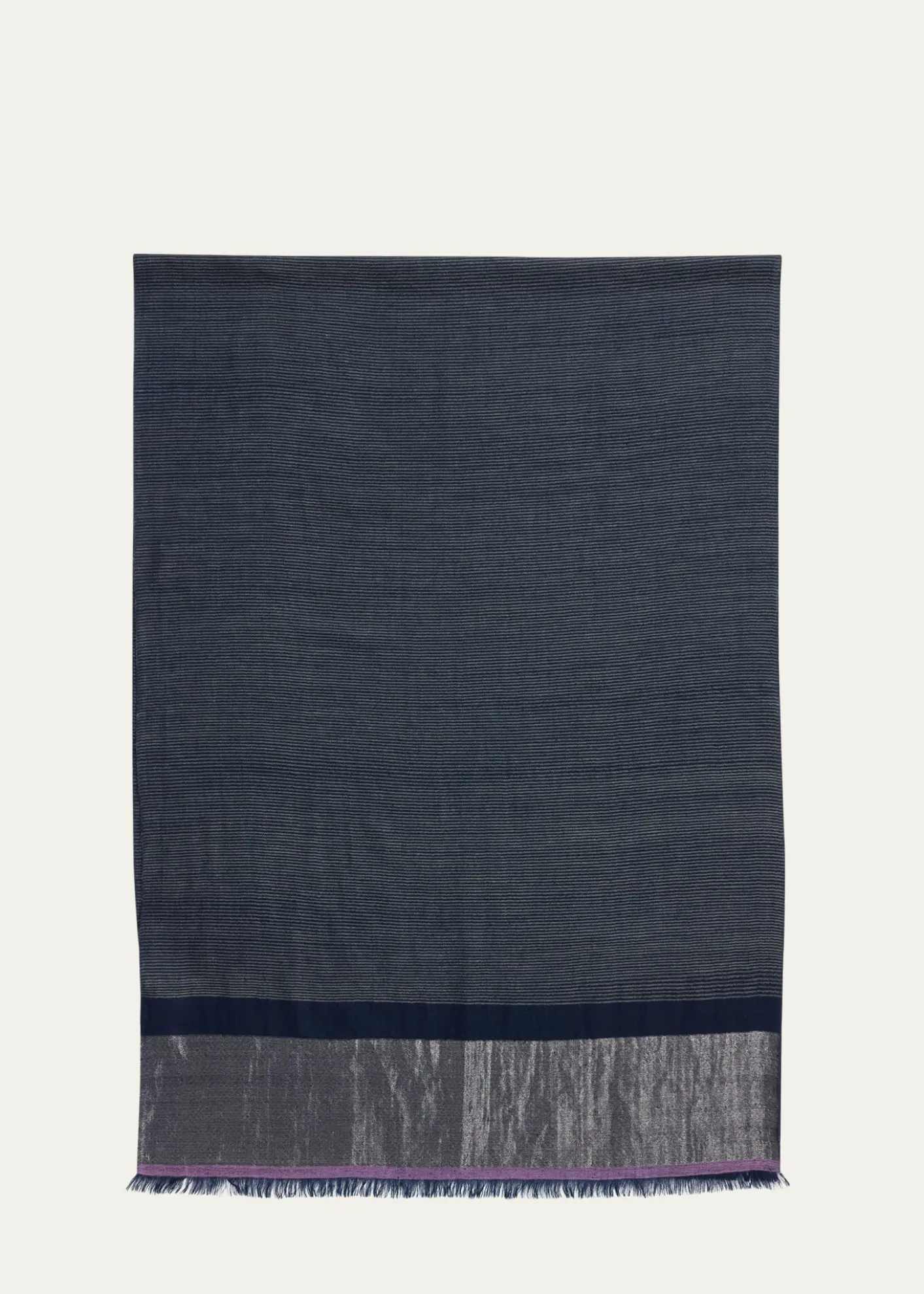 Kashmir LoomStria Diamond Weave Cashmere Stole