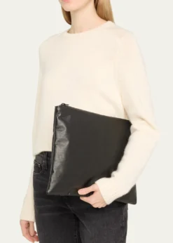 KasslZip Faux-Leather Clutch Bag