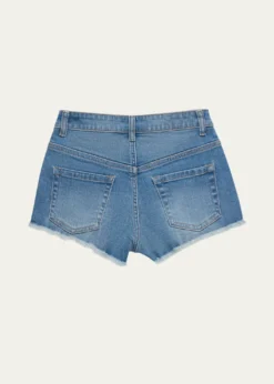 KatieJ NYCGirl's Berlin Tween Denim Shorts, Size S-XL