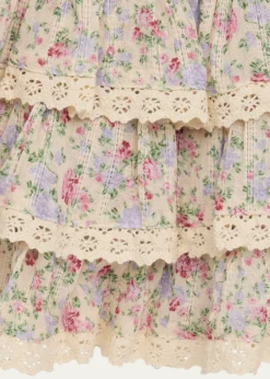 KatieJ NYCGirl's Melody Lace Ruffle Skirt, Size S-XL