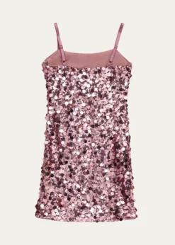 KatieJ NYCGirl's Tween Tia Sequined Mini Shift Dress, Size S-XL