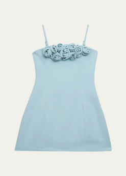 KatieJ NYCGirl's Tween Tova Floral Applique Mini Dress, Size S-XL