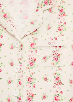 KatieJ NYCGirl's Two-Piece Floral-Print Pajamas, Size S-XL
